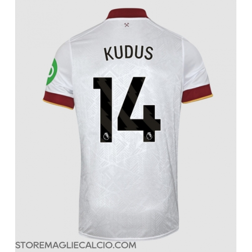 West Ham United Mohammed Kudus #14 Maglia Gara Terza Repliche 2024-25 Maniche Corte West Ham United Mohammed Kudus #14 Maglia Gara Terza Repliche 2024-25 Maniche Corte
